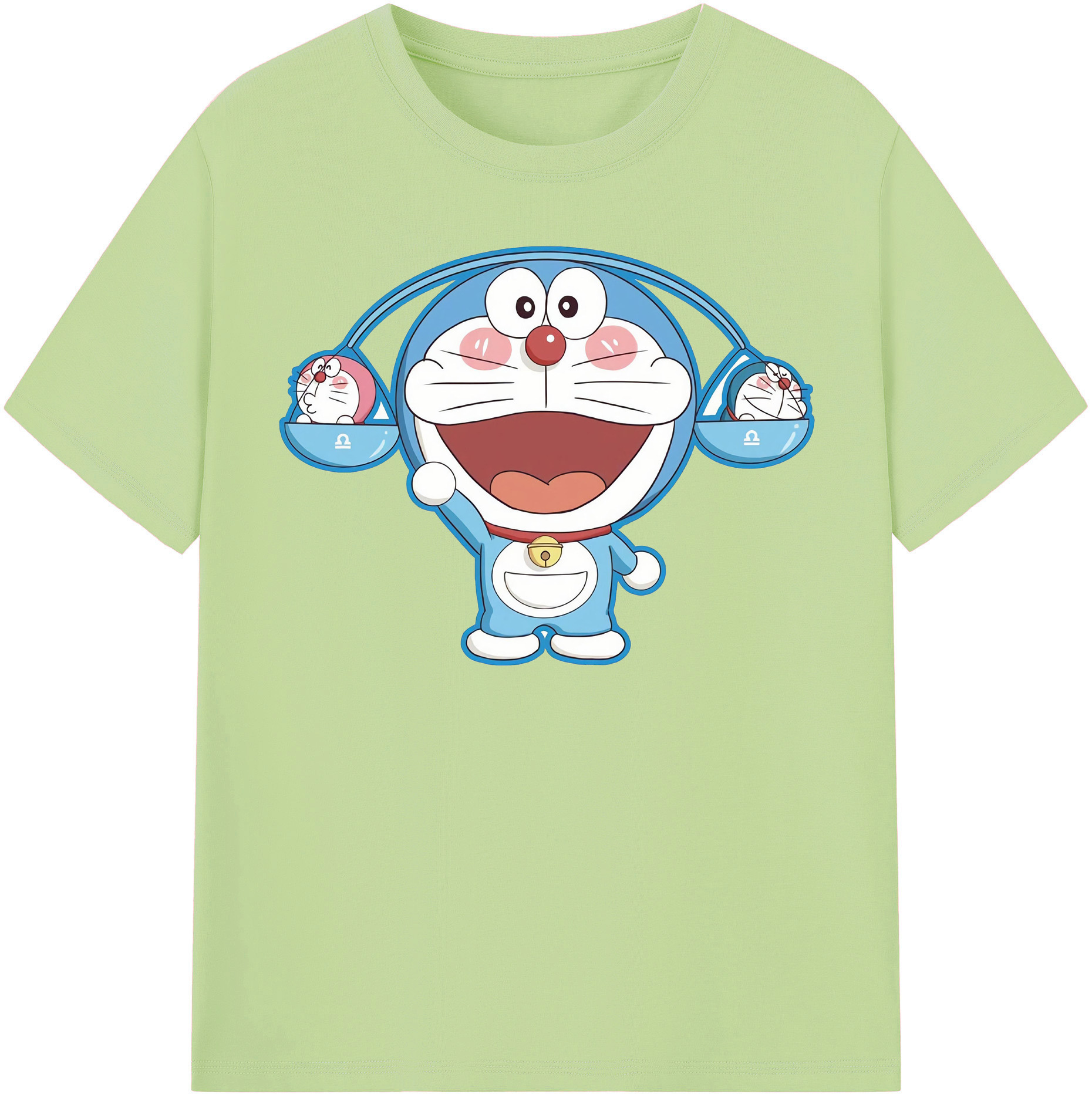 （画像用） ドラえもん Doraemon 綿100％半袖Tシャツ（フロントプリント）